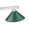 Z-Lite Cobalt Billiard, 3-Light, 14 In.W x 46 In.L x 8 In.H, Brushed Nickel/Dark Green 152BN-MDG - alternate 2